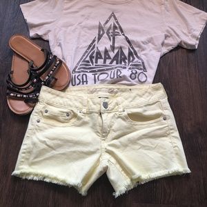 American Eagle stretch jean shorts